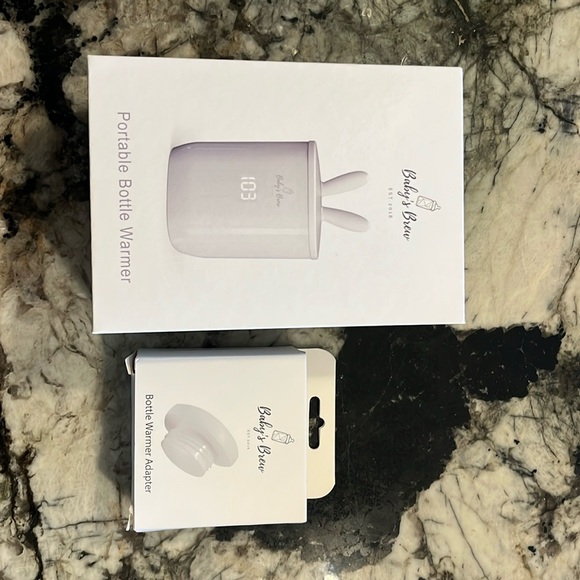 NWT: Baby’s Brew Portable Bottle Warmer and Adapater
